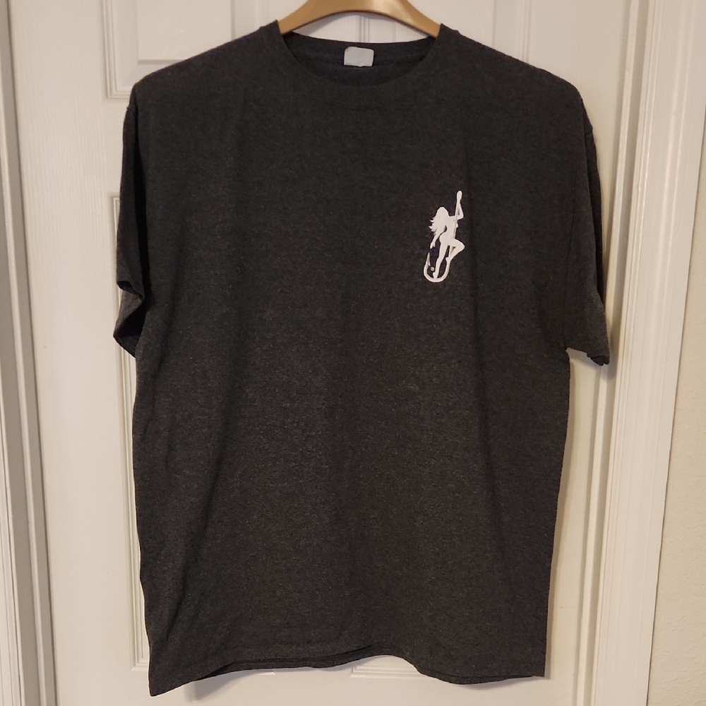 Men's Charcoal Gray Graphic T-Shirt